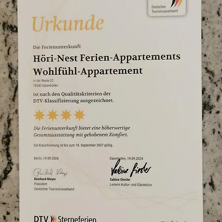 Apartamento Hoeri-nest Wohlfuehl-appartement